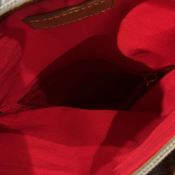 Dooney & Bourke Crossbody Bag Palm Montego Nylon Foldover Zip Small Purse - Picture 3 of 11